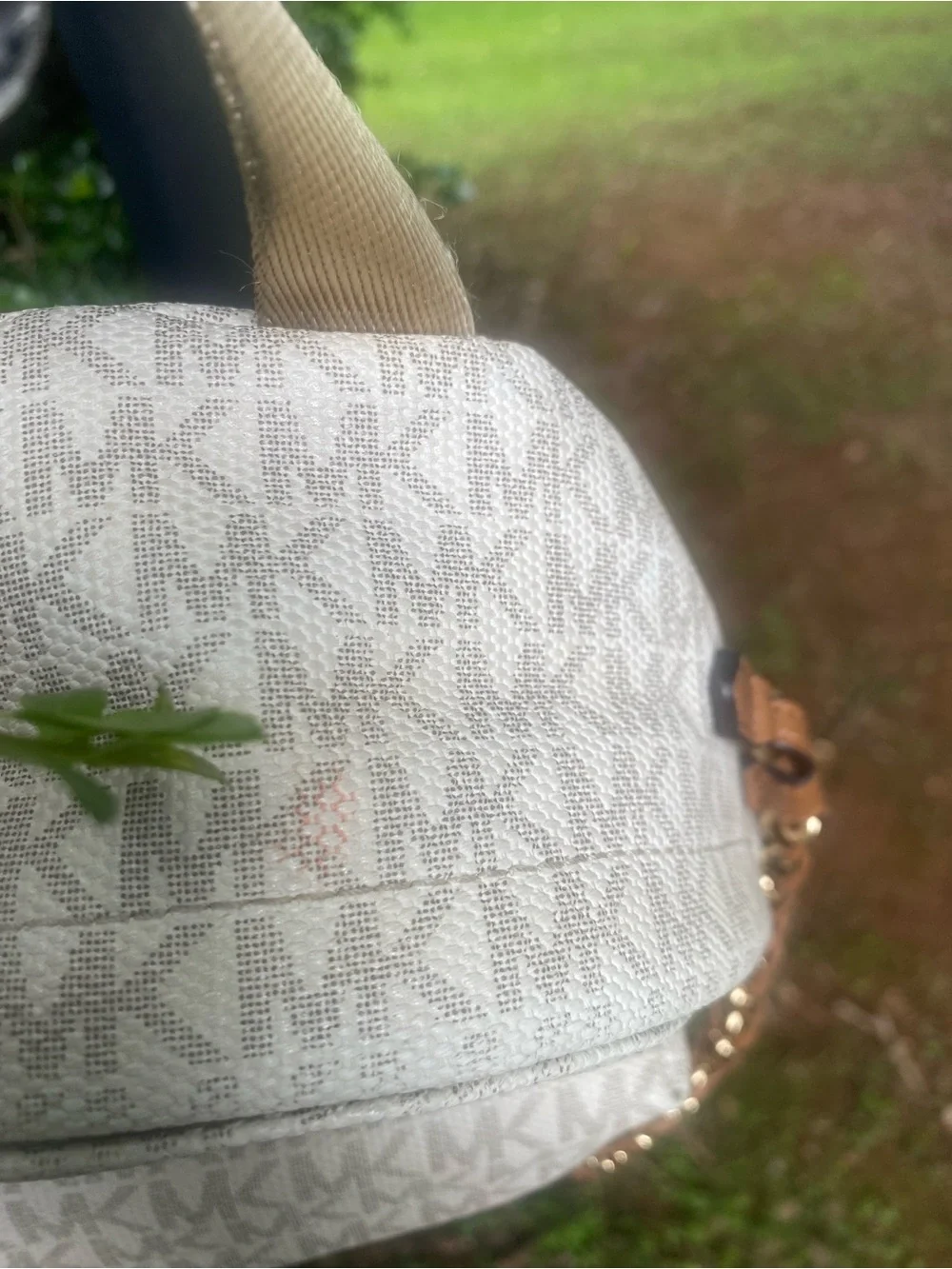 Michael Kors mini  back pack purse